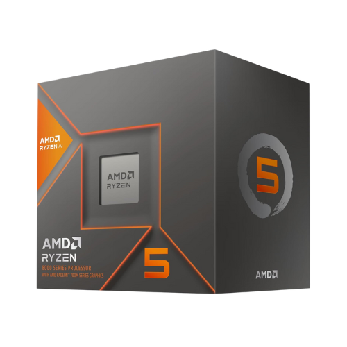 AMD Ryzen™ 5 8600G Processeur, 6 Cœurs/12 Threads, Ryzen™ AI,5,05 GHz Boost, Socket AM5, Ventirad Wraith Stealth