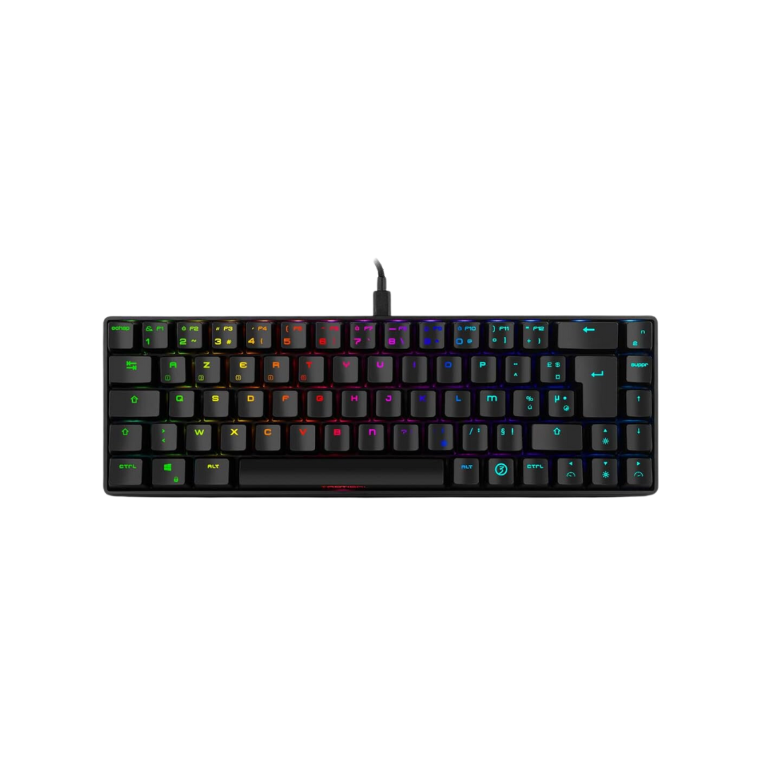 Ozone Gaming Mini Tactical Keyboard -OZTACTICALFR- Clavier mécanique, Bluetooth, commutateurs Outemu Red, RGB,