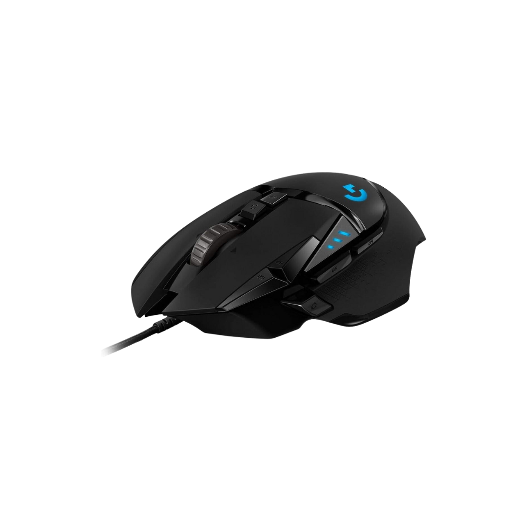 Logitech G502 HERO Souris Gamer Filaire Haute Performance, Capteur Gaming HERO 25K, 25 600 PPP, RVB, Poids Ajustable, 11 Boutons Programmables