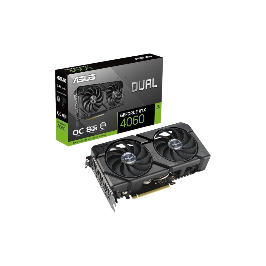 Carte Graphique – ASUS – Dual -RTX4060-O8G-EVO NVIDIA GeForce RTX 4060 8 Go GDDR6