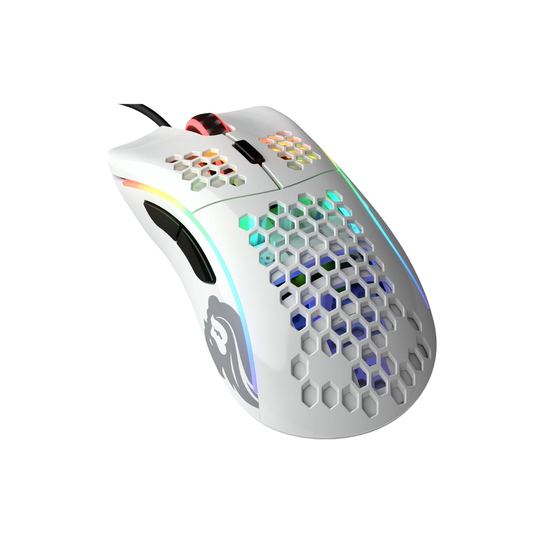 Glorious Gaming Model D filaire – 68 g en nid d’abeille, RGB, capteur Pixart 3360, switches Omron, pieds en PTFE, 6 boutons