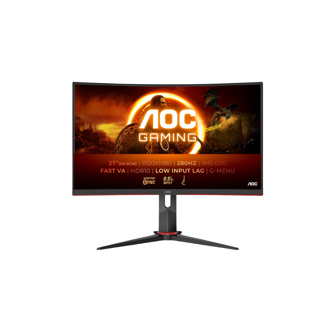 Aoc C27G2Z3 27″ incurve – FHD – VA – 280Hz – 0,5ms – HDR10 – FreeSync Premium