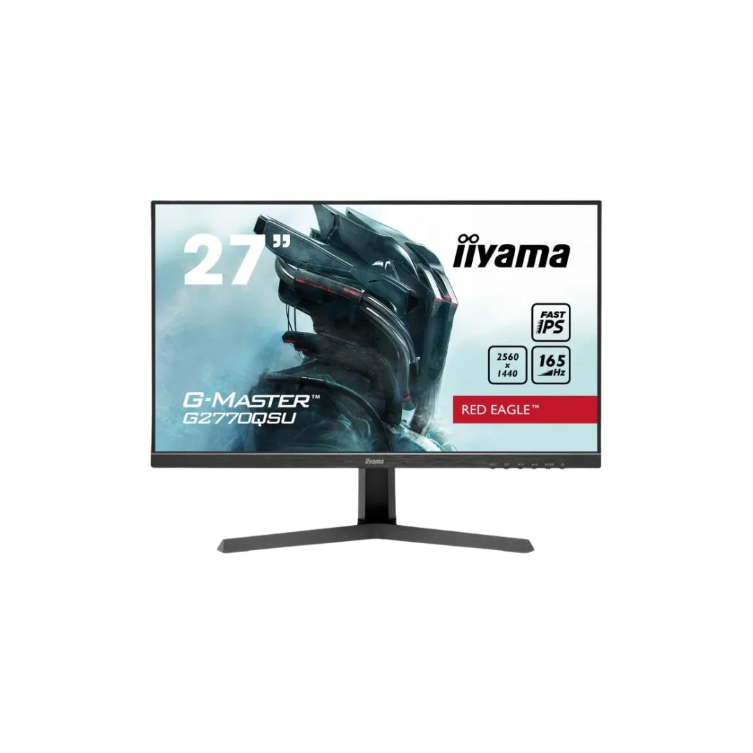 IIYAMA – G-Master Red Eagle – G2770QSU-B1 – 27″ WQHD – 0,5ms – 165Hz – HDMI / DisplayPort – FreeSync premium