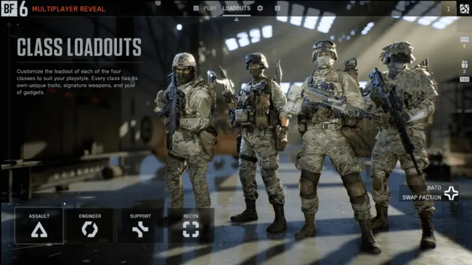 Guide des classes de Battlefield 6