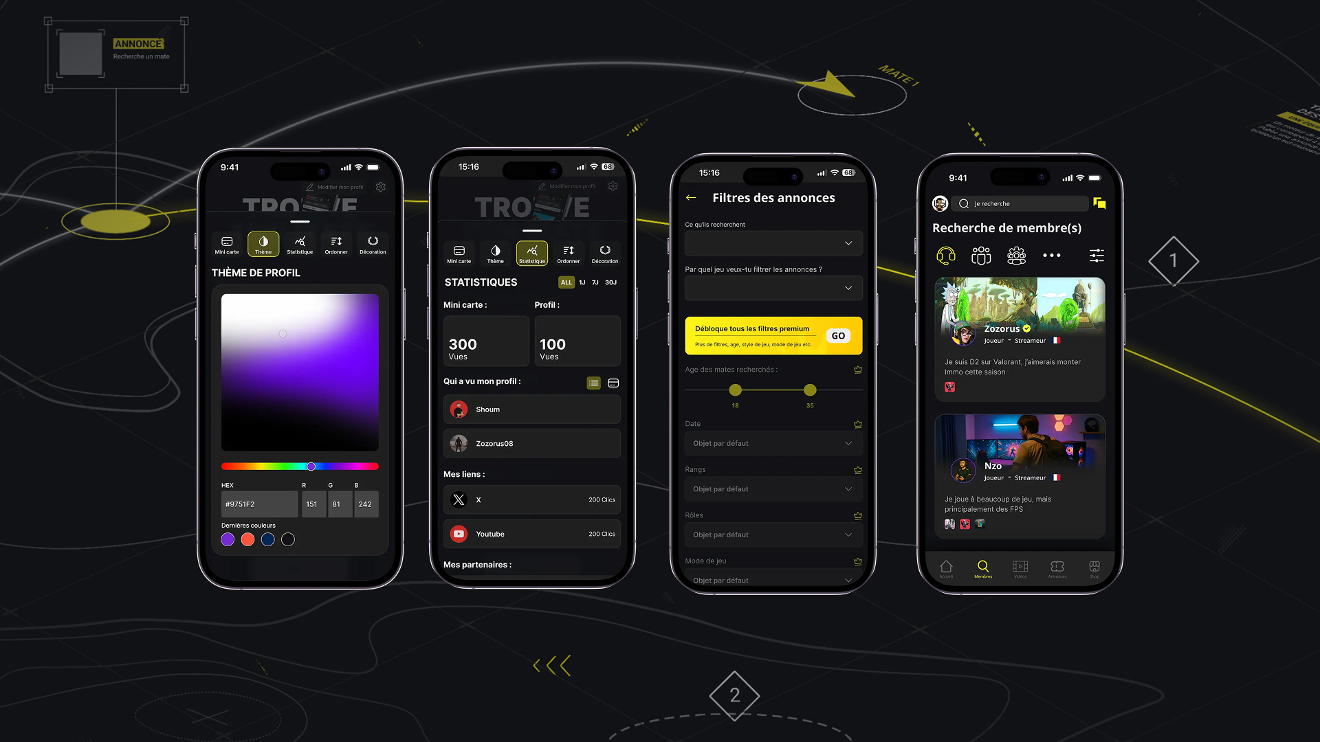 Mately Teammates : l’abonnement Premium